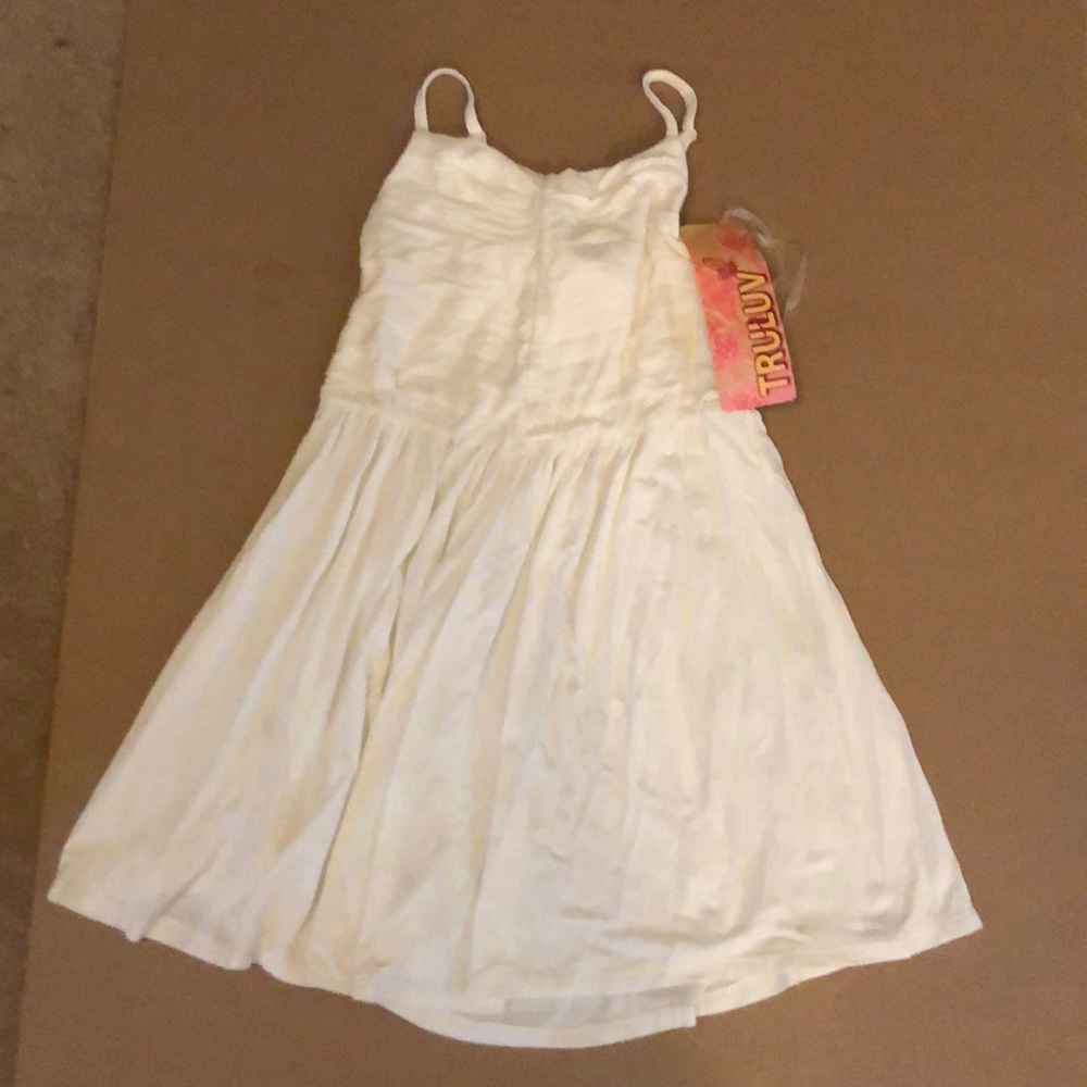 Girls white dress